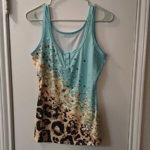 Stylish Leopard Print Women's Tank Top